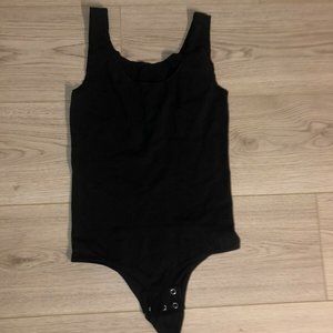 NWOT $34 Yummie Ruby Thong Bodysuit Black Size S/M
